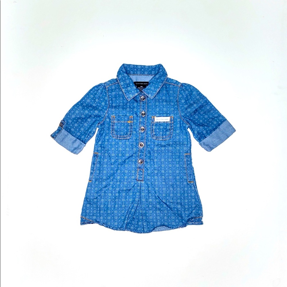 [Calvin Klein] Denim Tunic